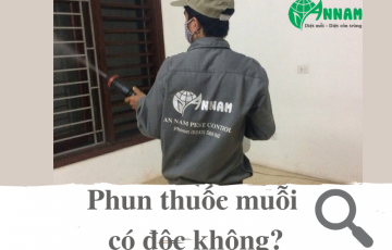 phun thuốc muỗi có độc không?